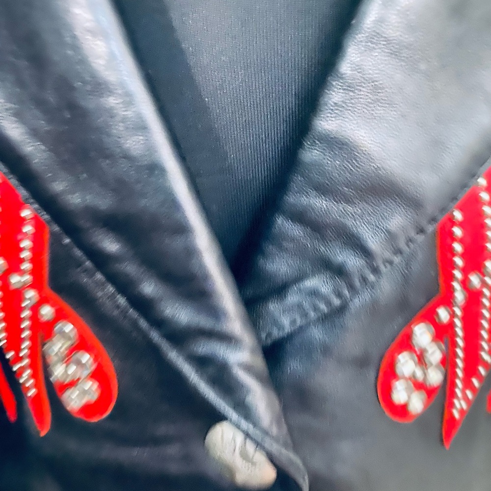 Vintage Michael Hoban, North Beach leather made for the stars Crystal Jacket - Picture 10 of 10